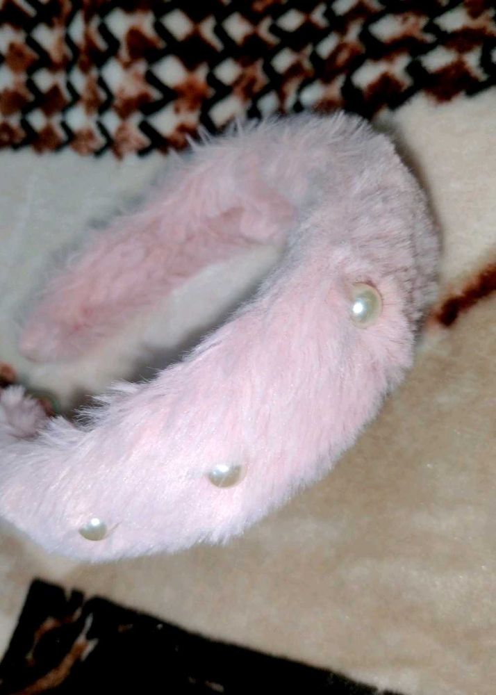 Pink Pearl Headband