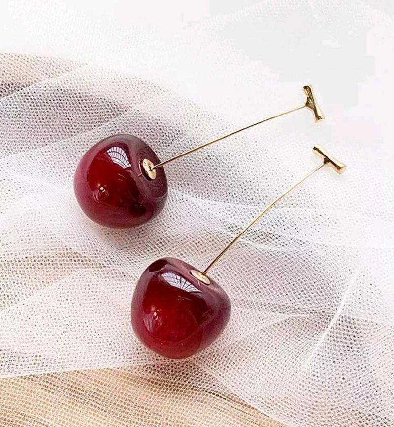 Cherry Drop Earrings - Fun &amp; Unique!