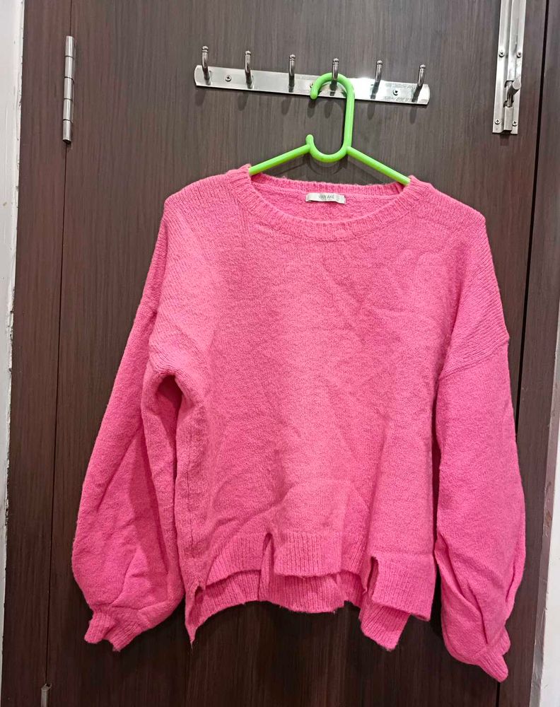 Pink Knit Sweater