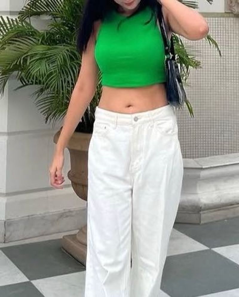 H&amp;M green tank top