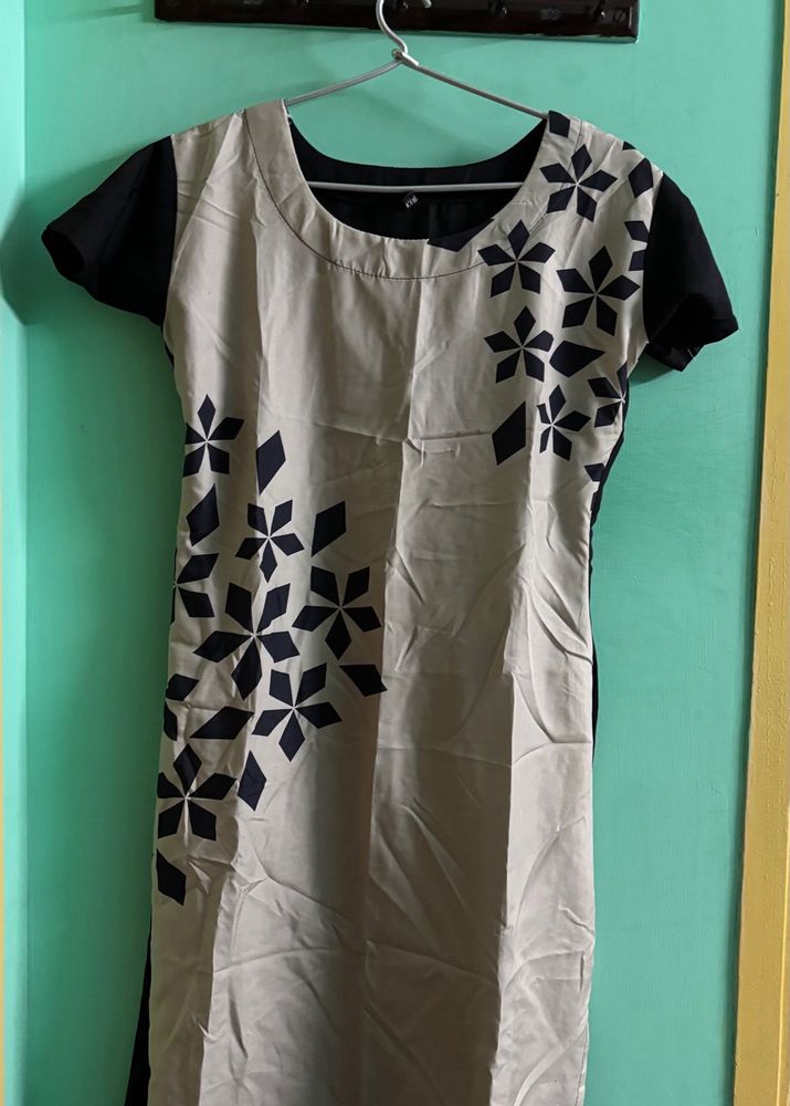 Floral Print Kurta