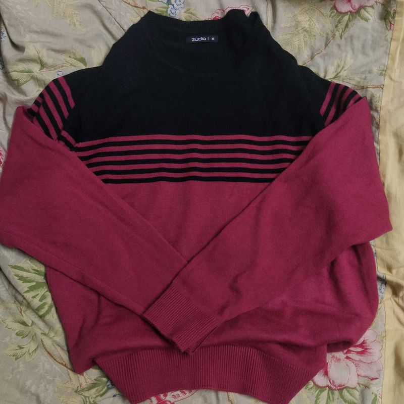 Striped Pullover Sweater