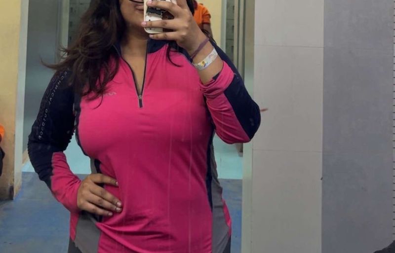Pink &amp; Navy Zip-Up Pullover