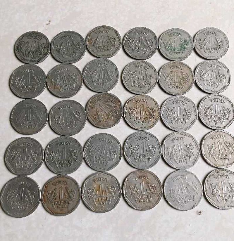 Combo 1,2,5rupees Coins