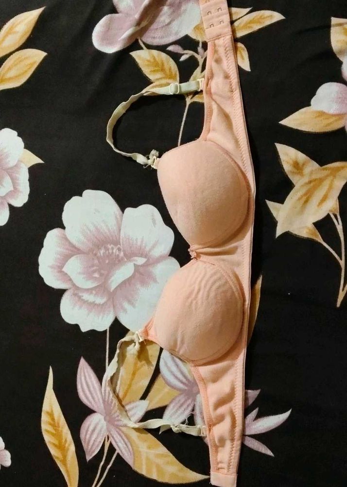 Peach Padded Bra