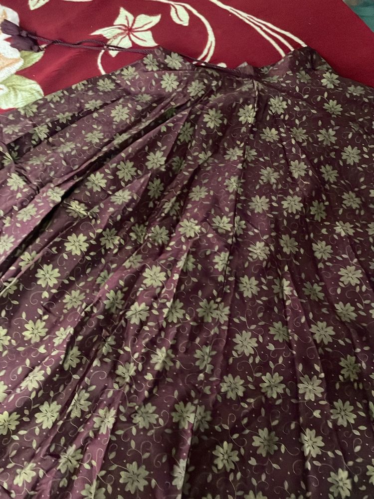Polyester Festive Wear Skirt