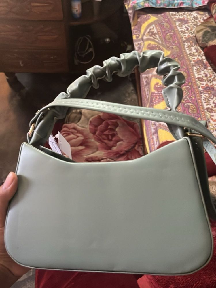 Stylish Blue Shoulder Bag