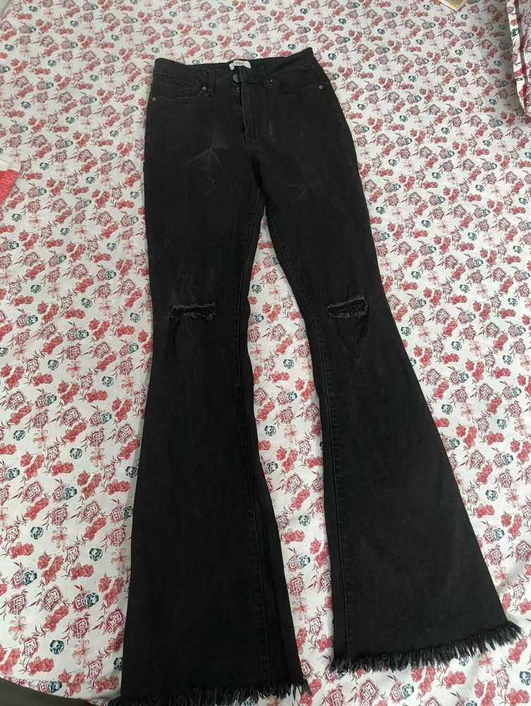 bootcut black jeans