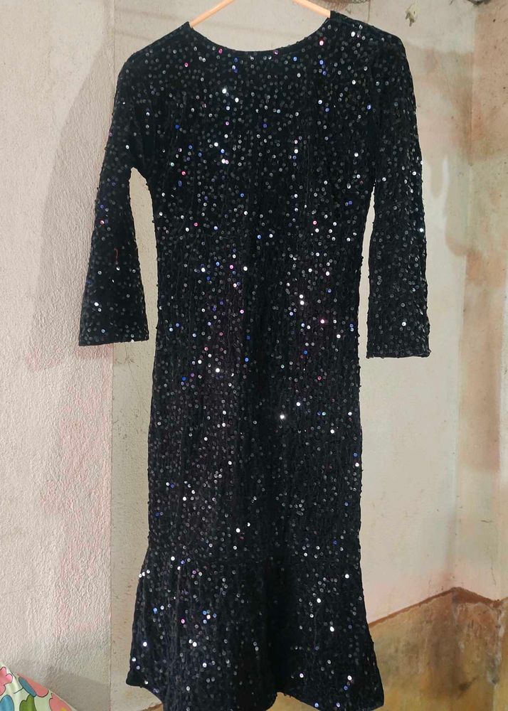 Small Sized Sequin Party Dress