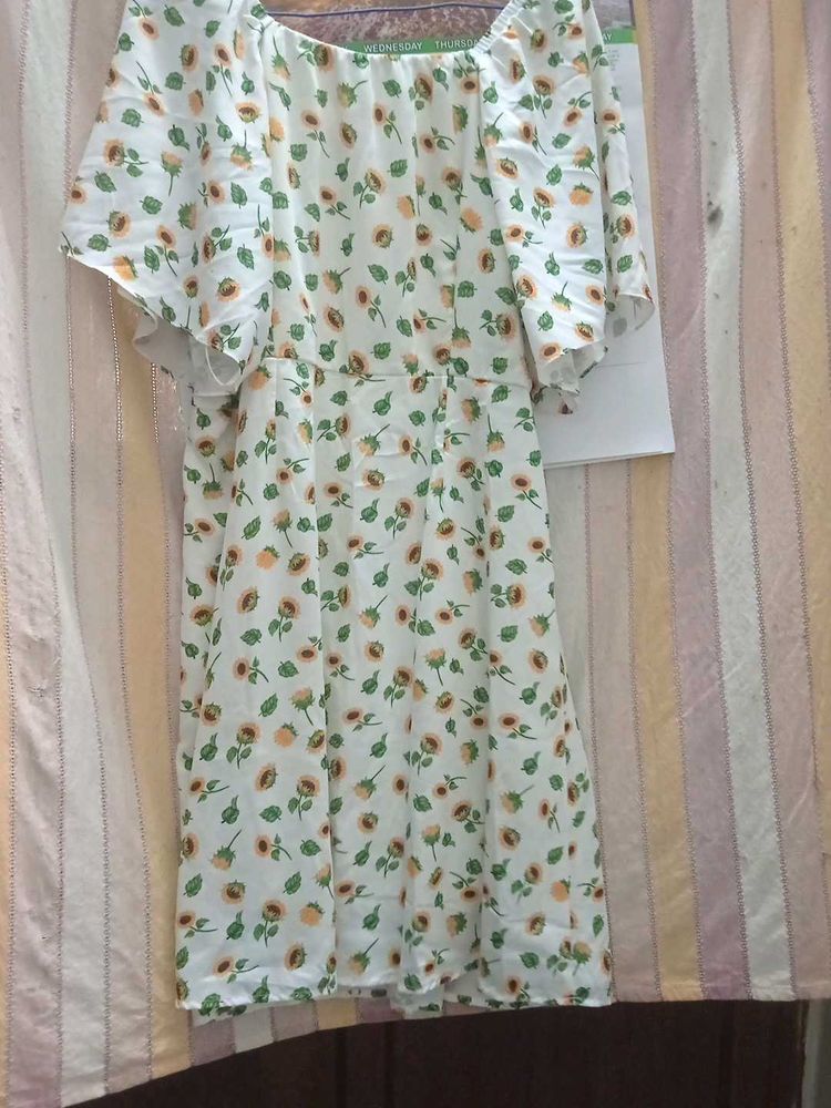 Floral Print Mini Dress