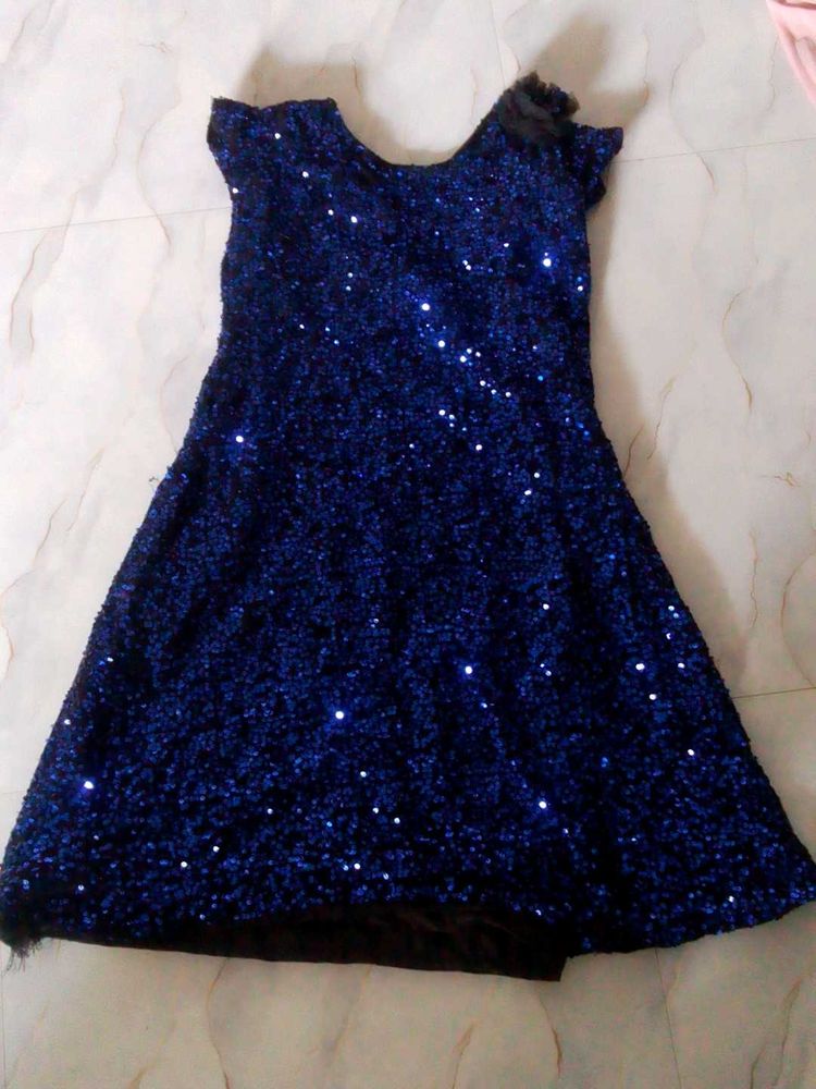 Sparkling Blue Party Dress