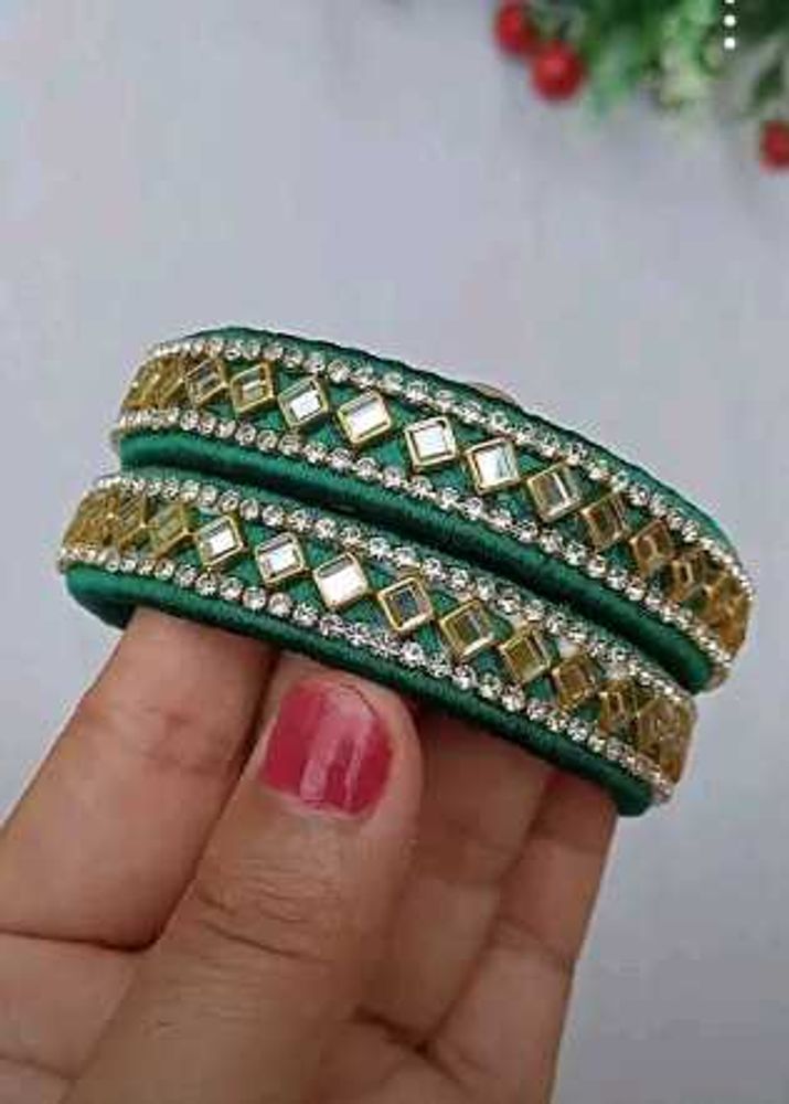 Combo New Silk Thread Bangles