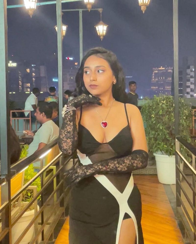 Sleek Black Party Dress