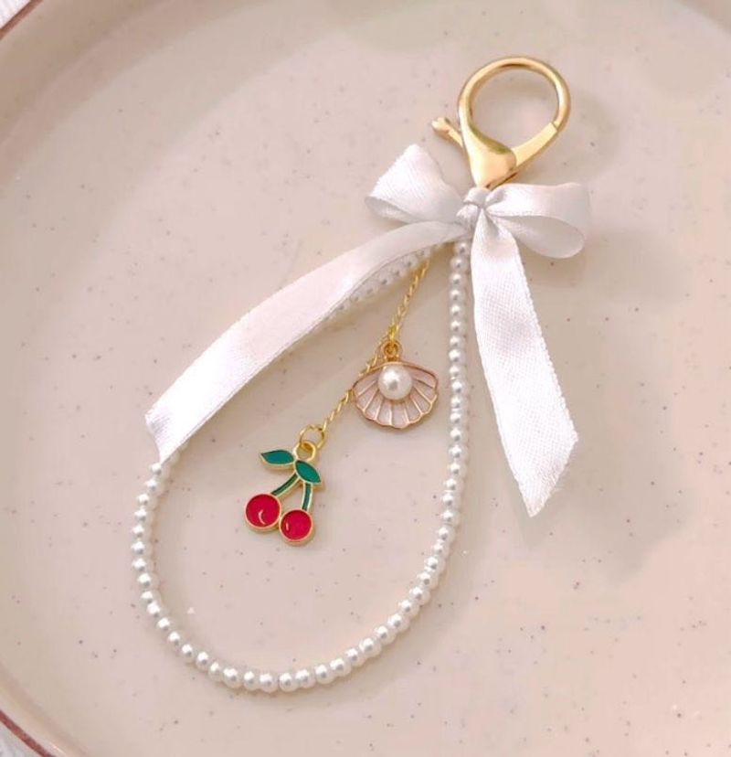 Cherry Charm Keychain