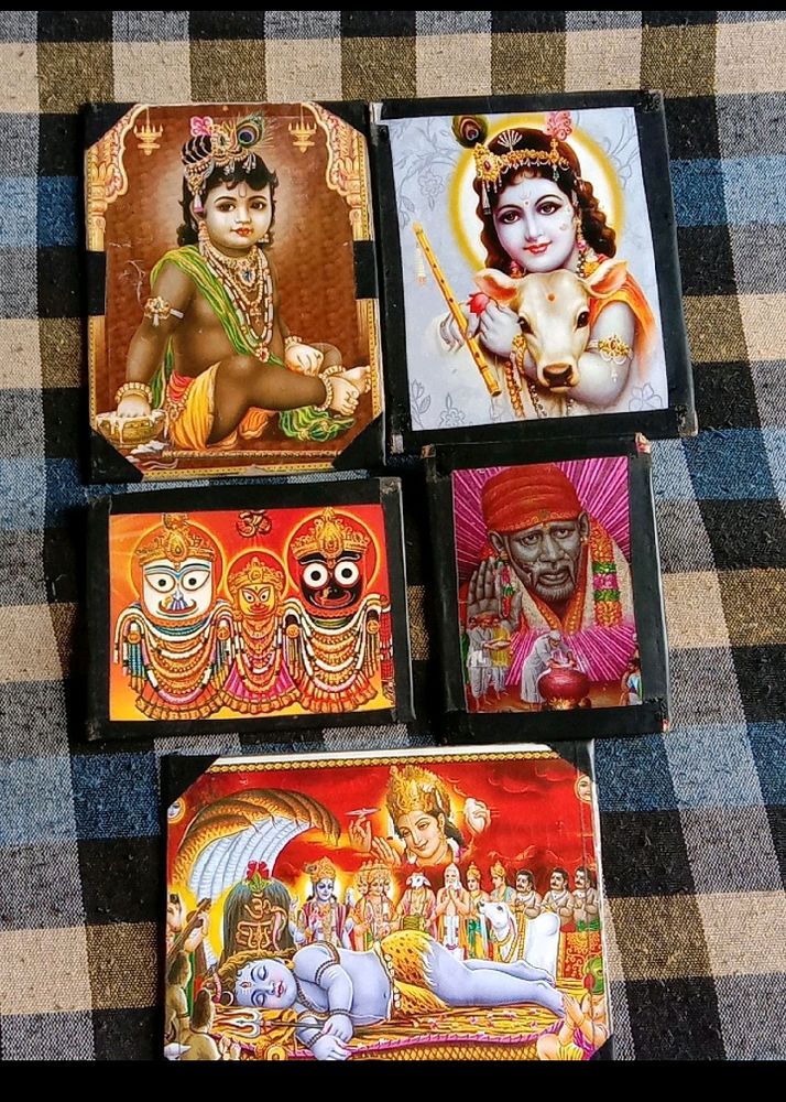 Lord Krishna,Lord Jagannath,Lord Sai Baba&#39;s photo