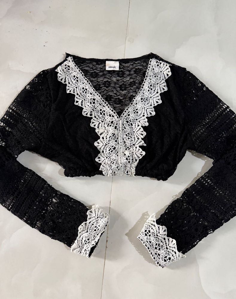 Urbanic Lace Crop Top