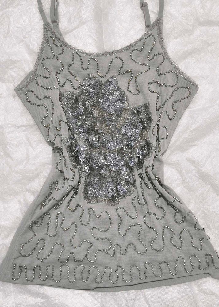 Y2K SEQUINS TOP