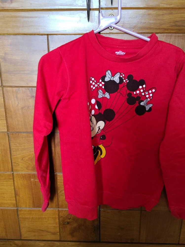 Minnie Mouse Red Sweatshirt
