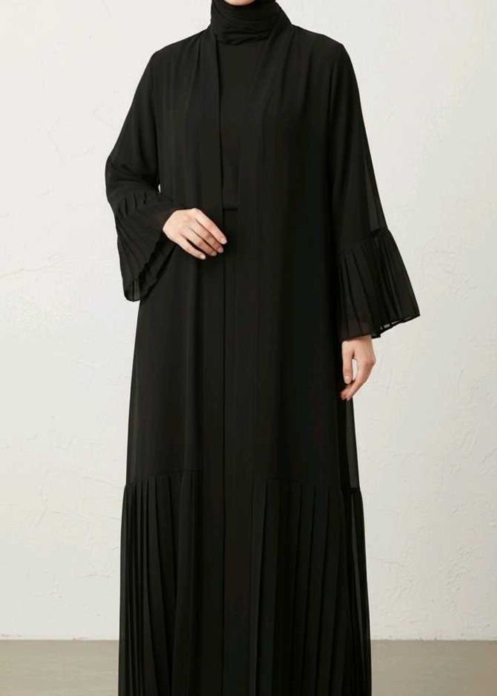 Black Frill Abaya