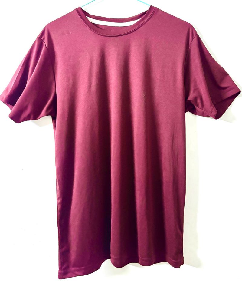 Maroon Sports Tshirt
