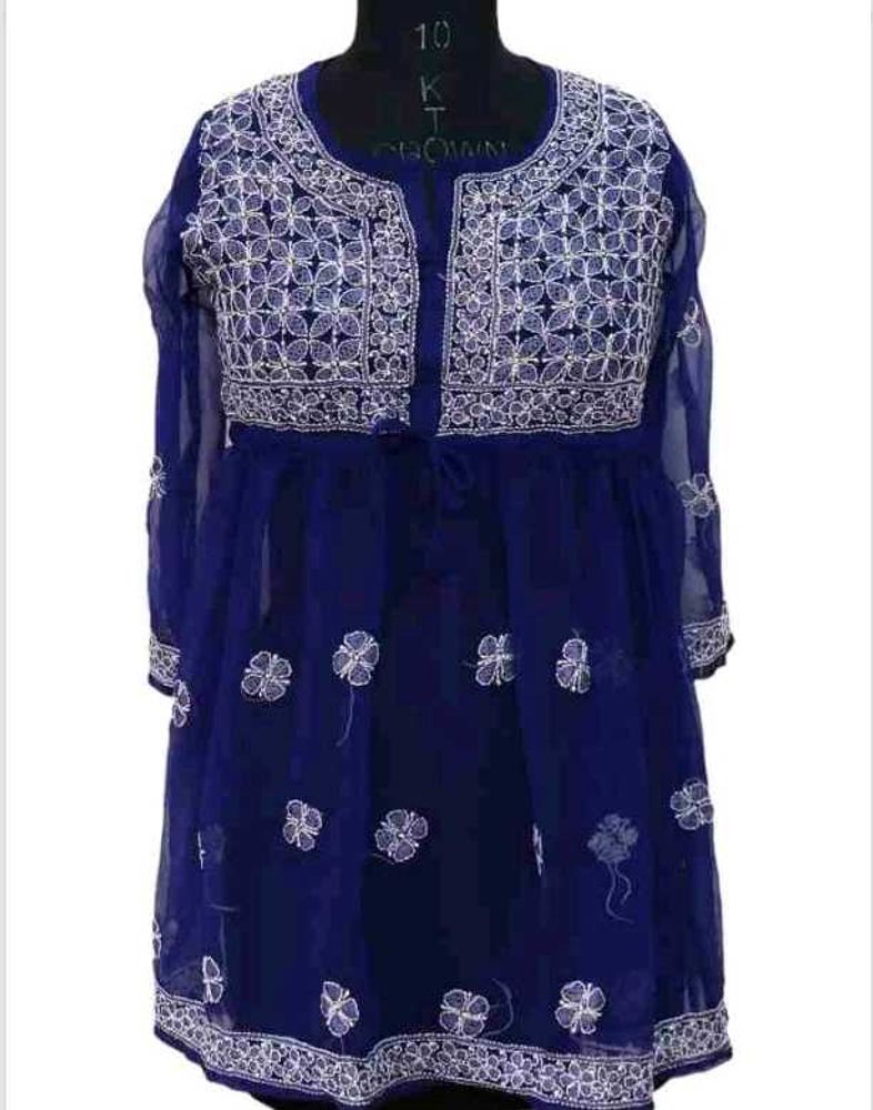 Lucknow Chikankari 💙