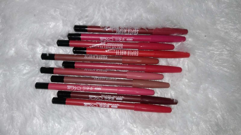 12 Lip Liners - Super Matte II