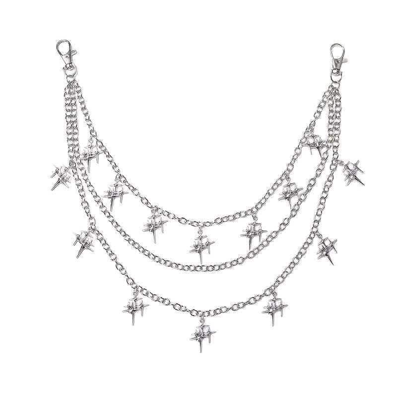 Star Charm Chain Belt