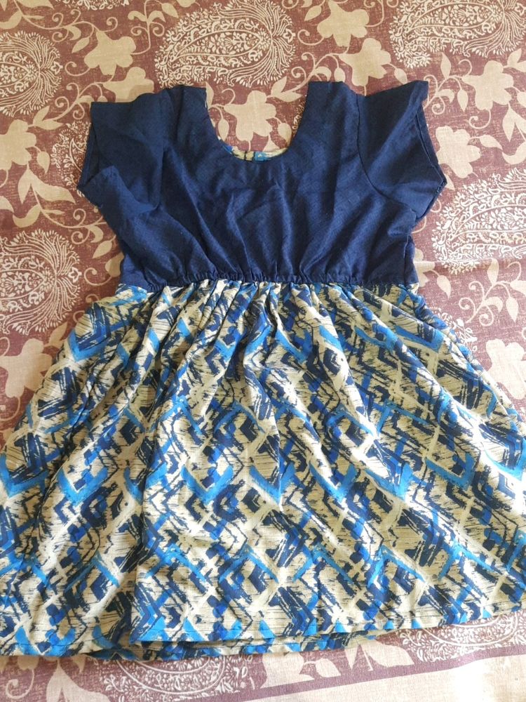 Navy Blue Top For Girls