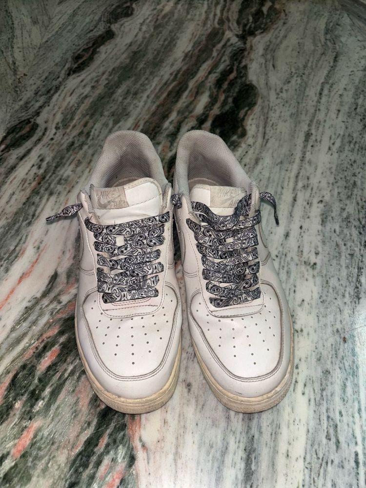 Nike Air Force 1 With Custom Laces