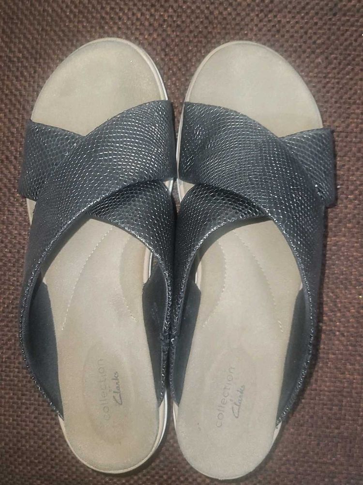 Clarks Black Sandals