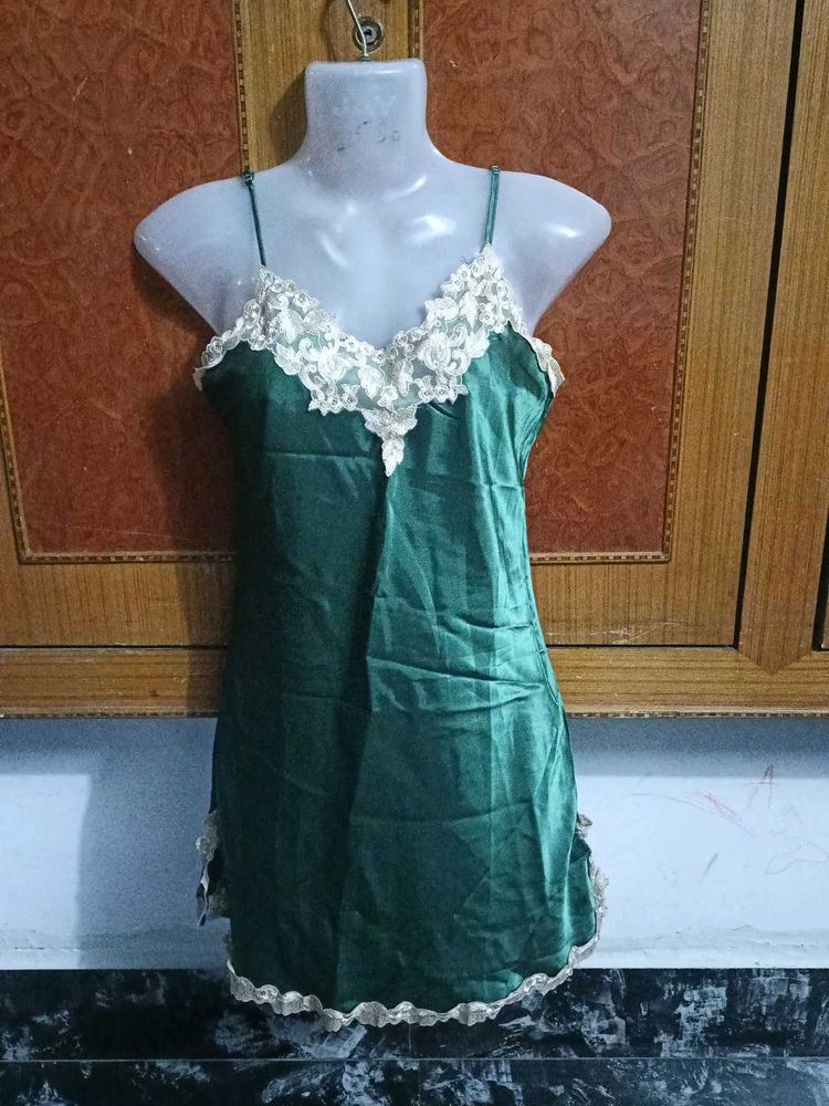 Green Lace Nightsuit