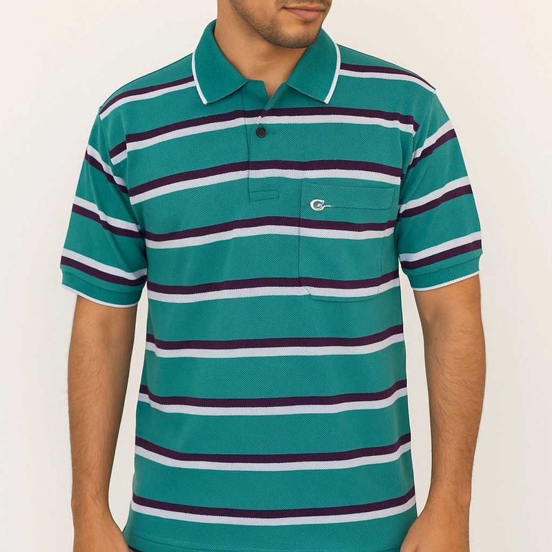 Striped Polo Shirt