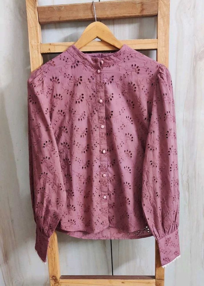Embroidery Work Cotton Top Size-40