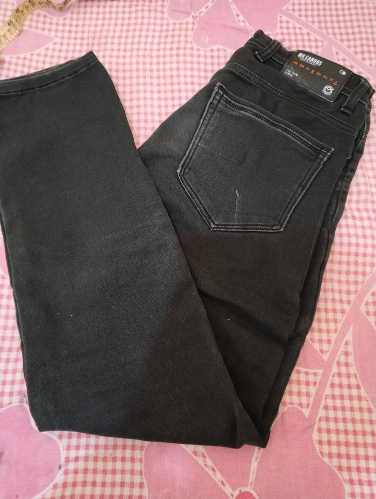 Black Mr. Cargos Jeans