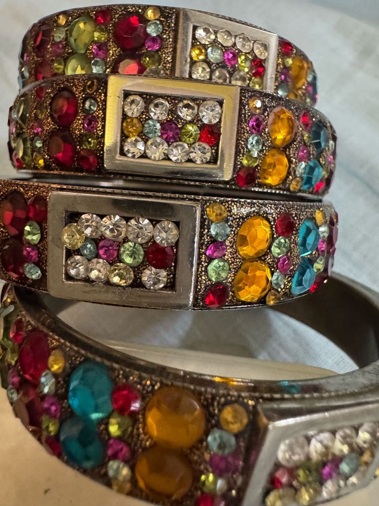 Colorful Rhinestone Bangles