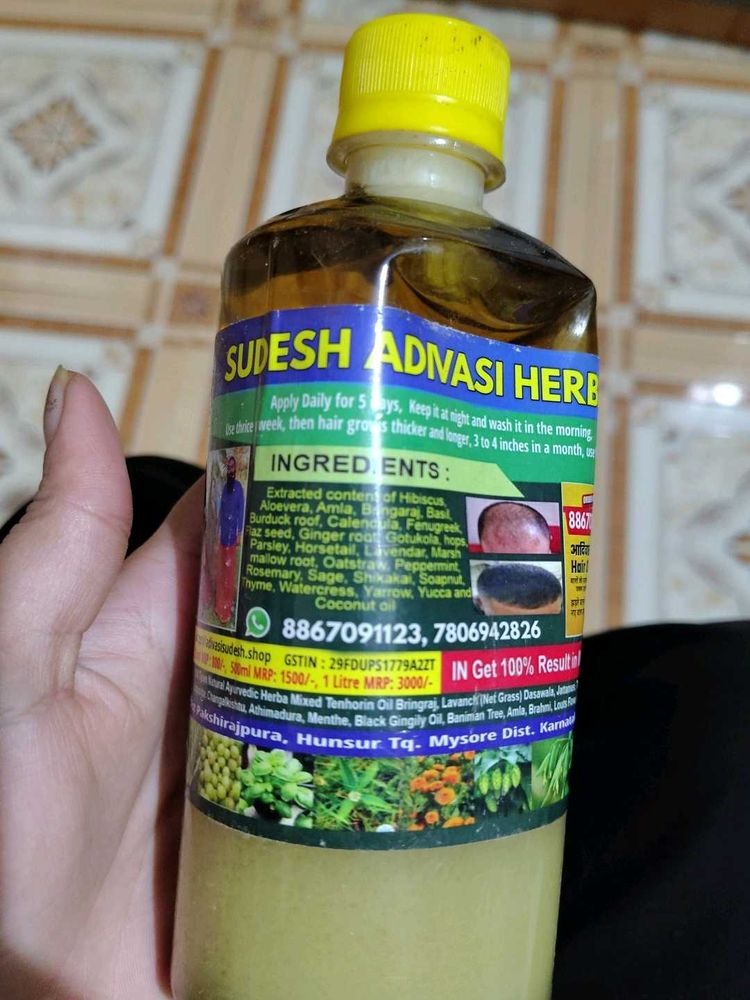 Aadivasi herbal Hair Oil