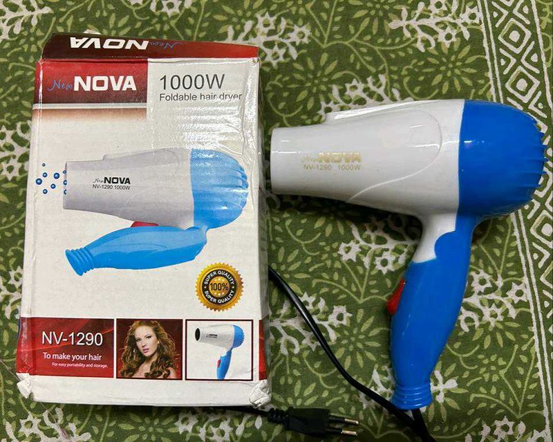 Nova Foldable Hair Dryer 1000W