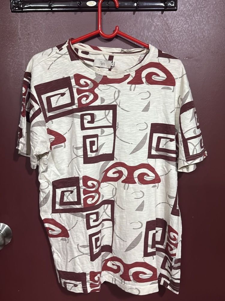 Patterned T-Shirt For Sale