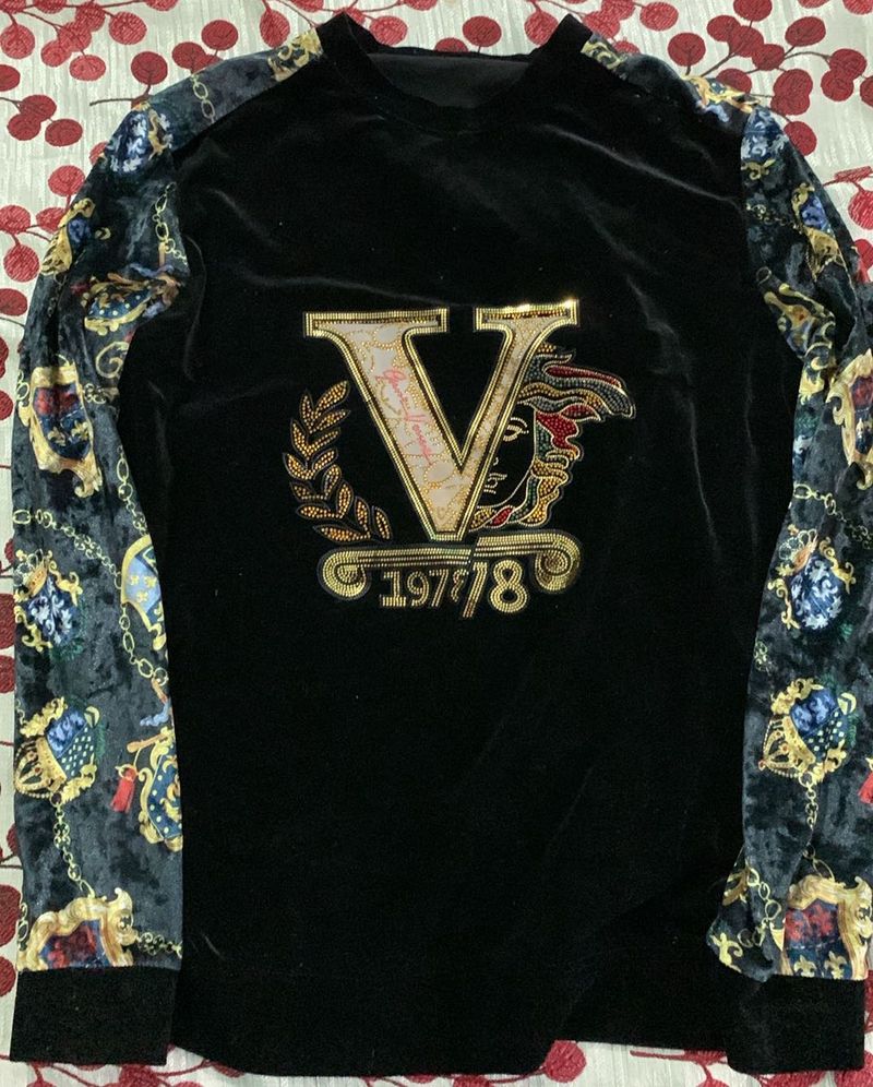 Versace 1978 Velvet Sweatshirt