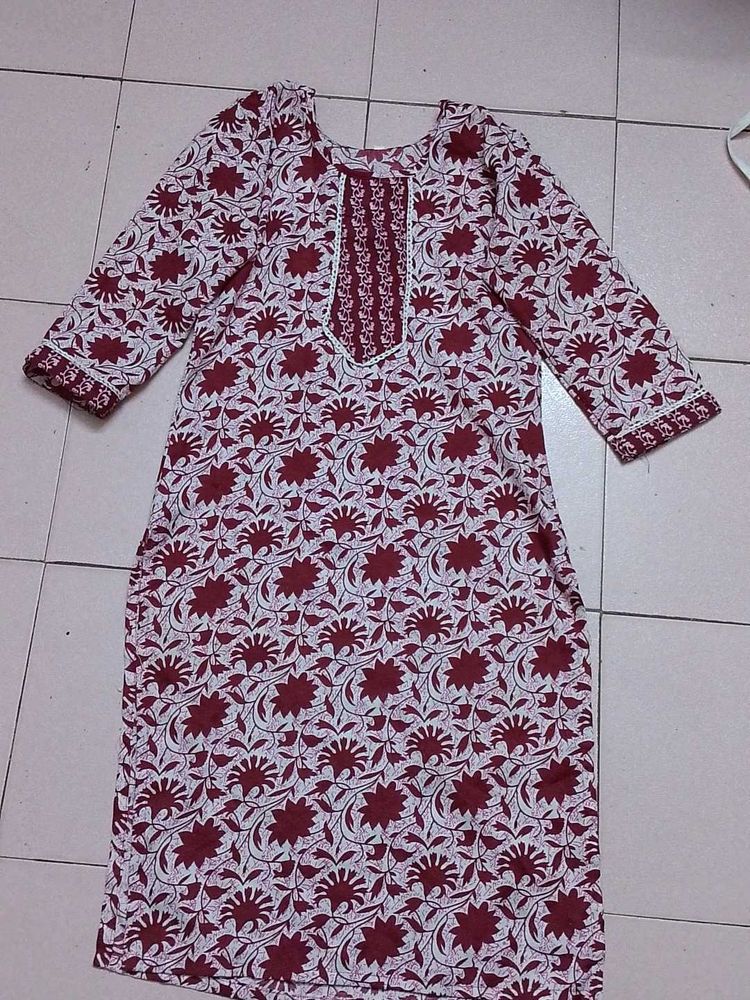 Floral Print Kurti
