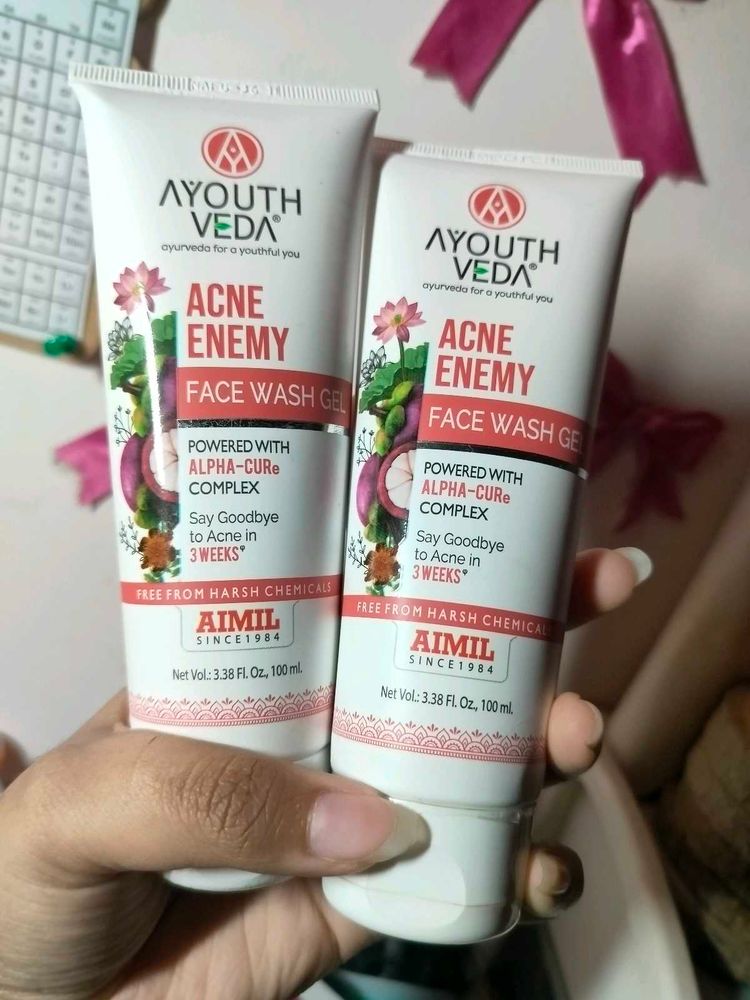 Ayouthveda Acne Enemy Face Wash Gel