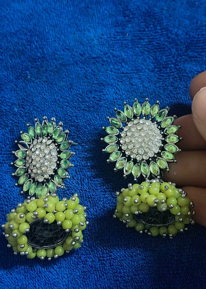 New Heavy Pearl Beaded Jumkas 💥