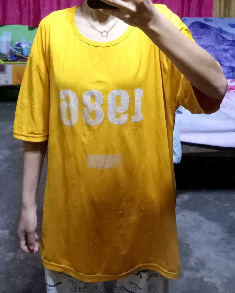 Mustard Color T-shirt