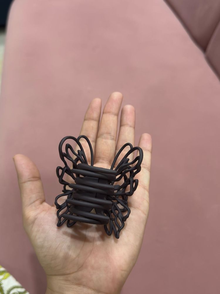 Black Butterfly Hair Claw Clip