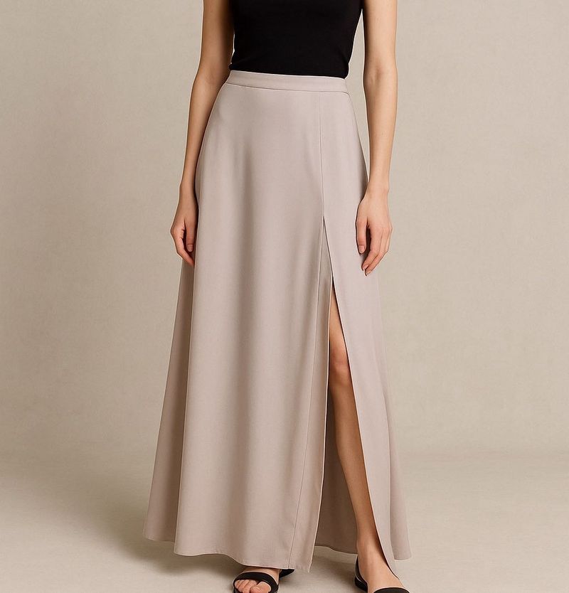 Elegant Maxi grey skirt | S size