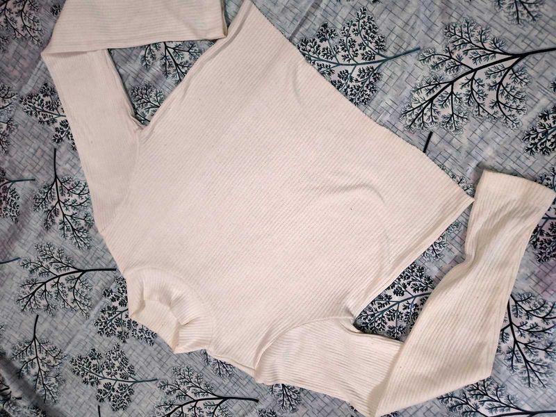 Ribbed Long Sleeve Top