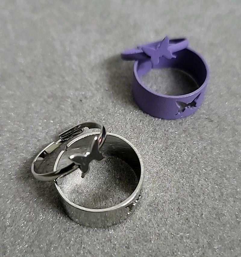 Butterfly Rings (Set of 2)