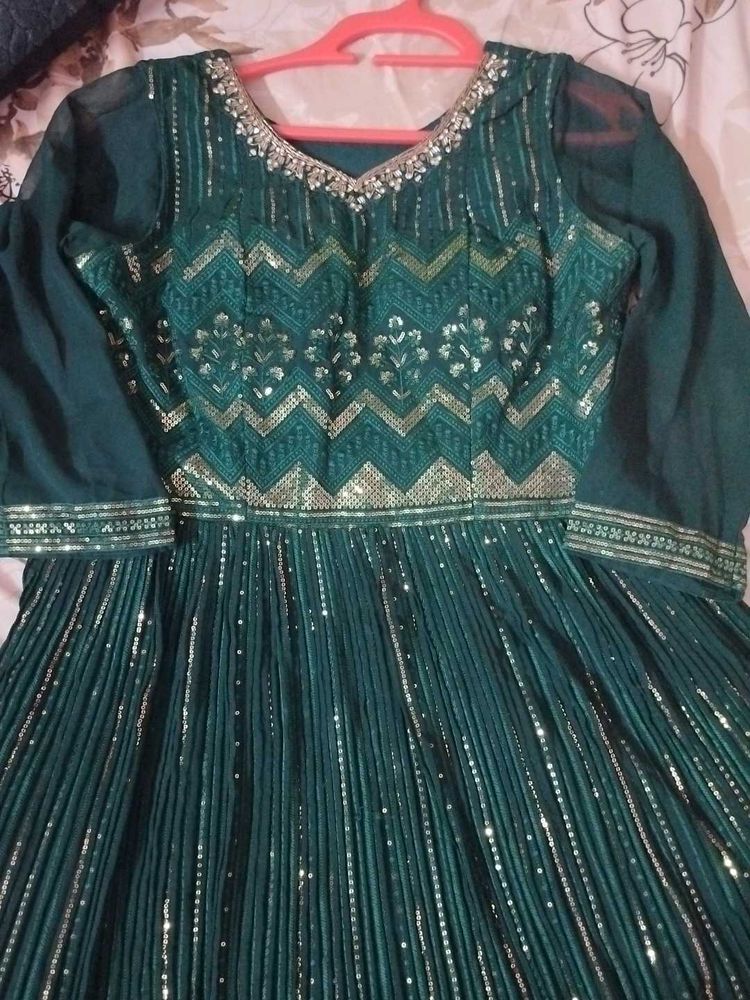 Designer Full Chikankari Sequins Embellished