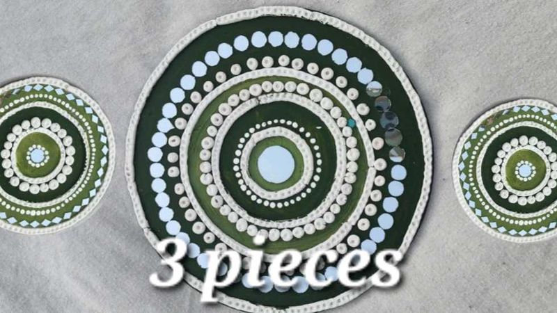 3 pieces lipan art home decoration piece ✨️