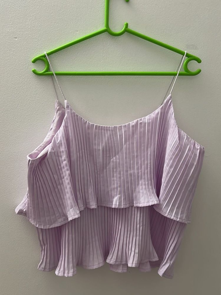 Pleated Cami Top
